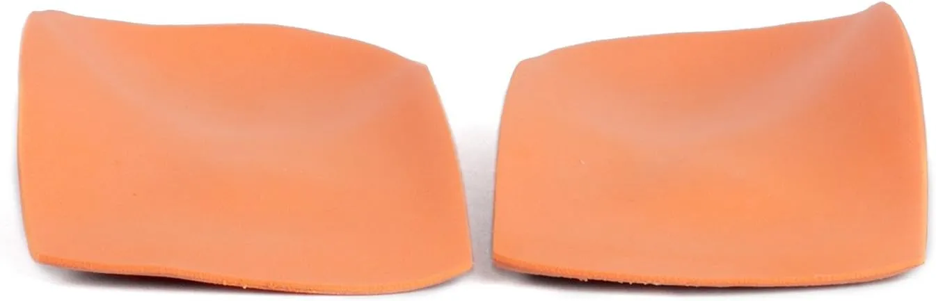 3/4 Length Orange Arch Support Insoles, 25-27 (9 Toddler / 10 Little Kid)