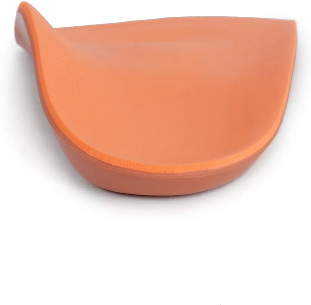 3/4 Length Orange Arch Support Insoles, 25-27 (9 Toddler / 10 Little Kid)