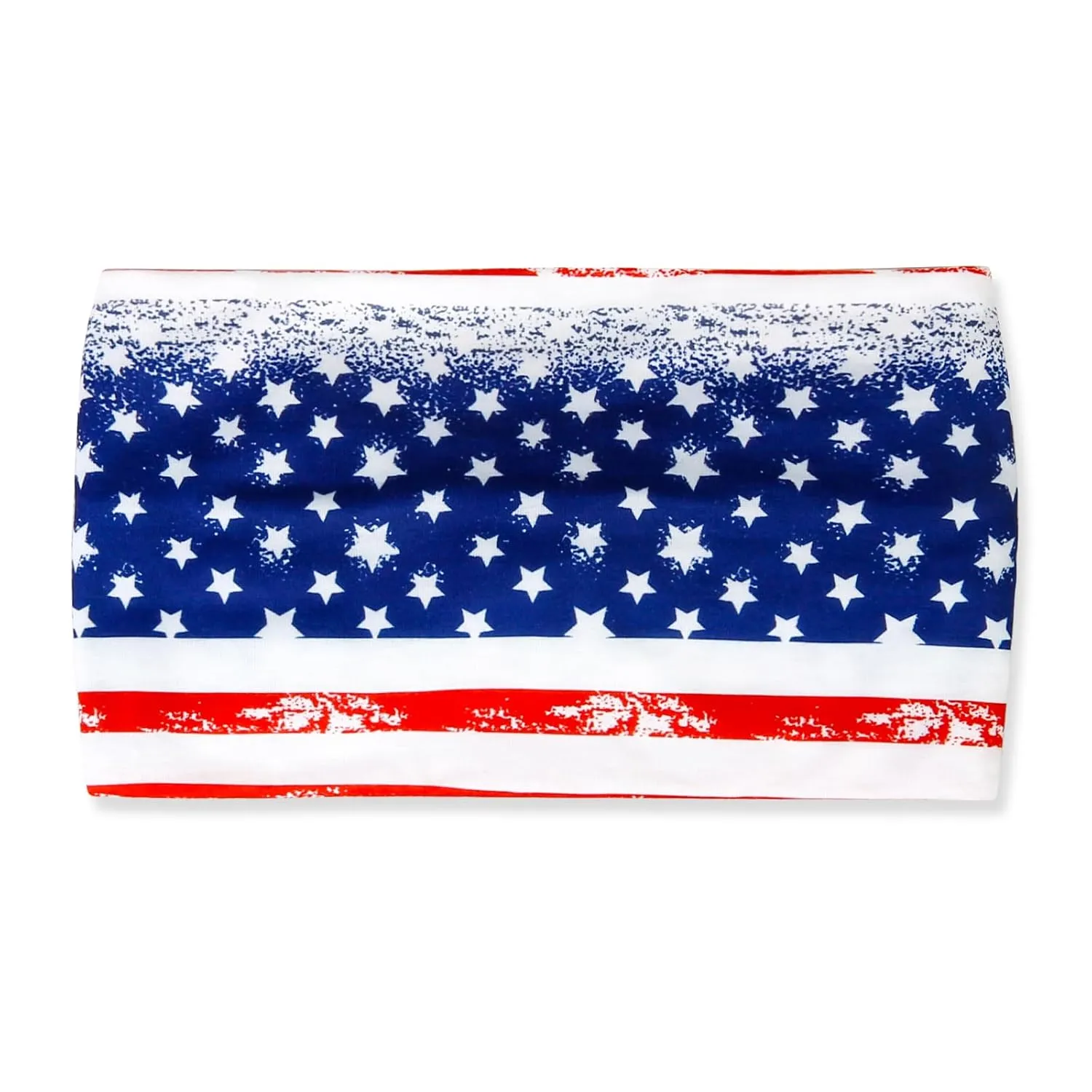 4th of July Womens Headband Independence Day Hair Accessories Patriotic Wide Headbands for Women Red White and Blue Hairband American Flag USA Pride Party Decor (Pack of 4)