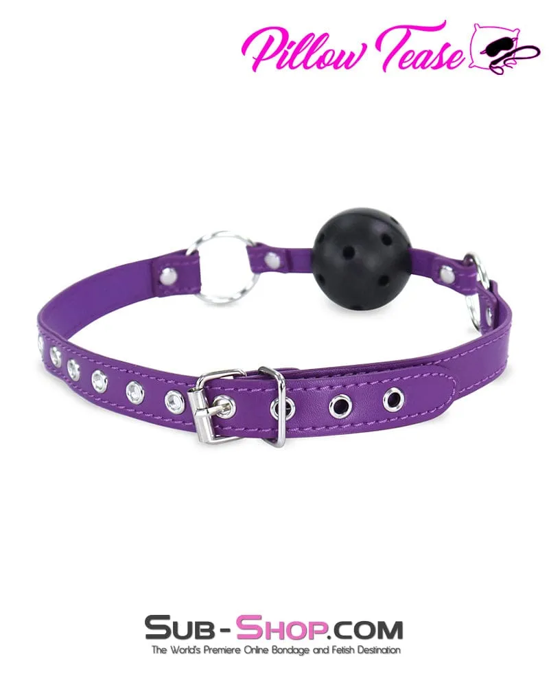 9790DL      Purple Passion Breather Ball Gag