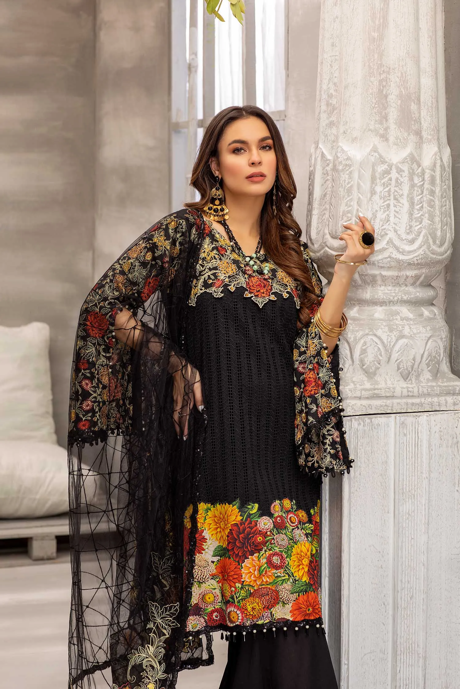 Adan's Libas Jazmine Luxury Lawn Collection – After Dark