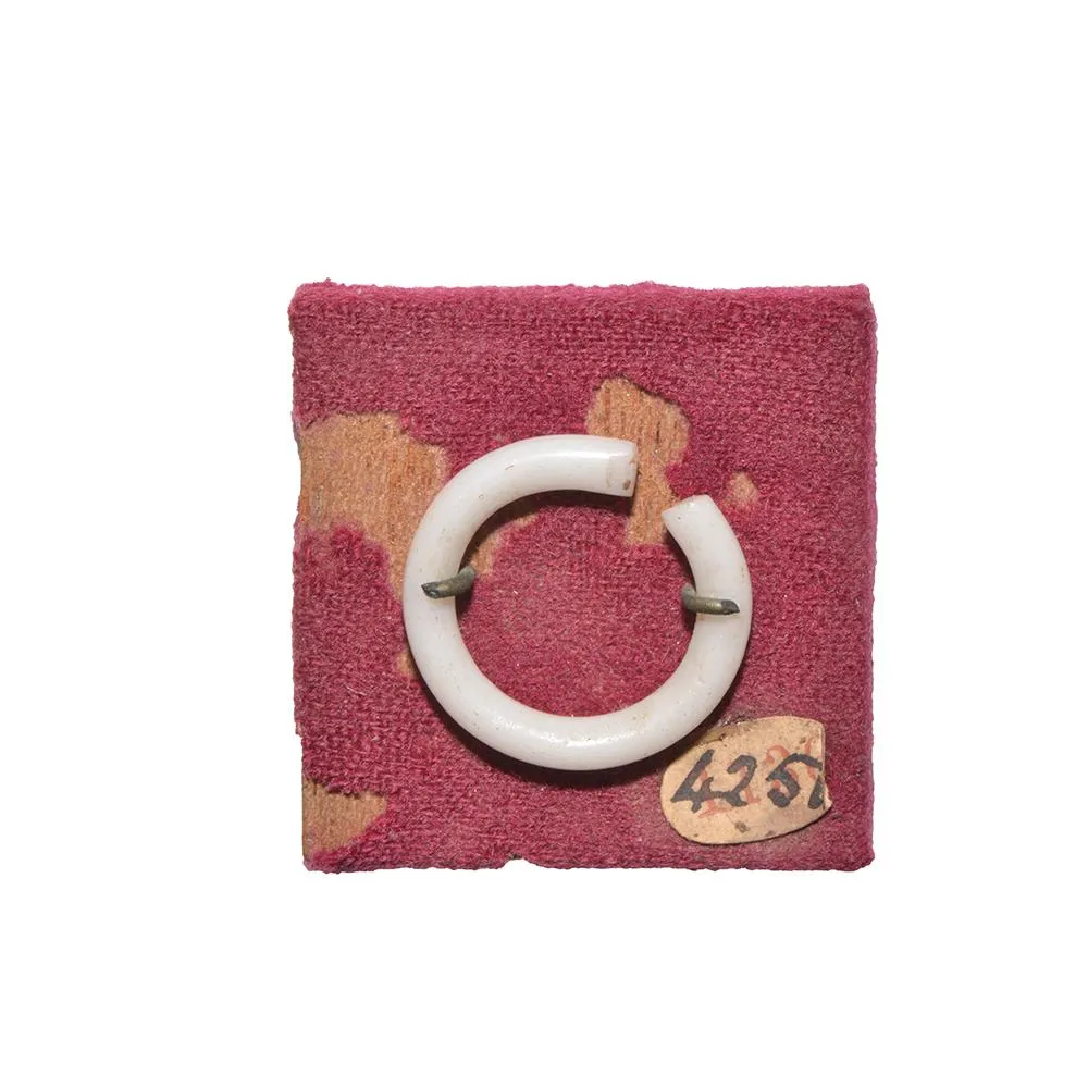 An Egyptian Glass Earring, New Kingdom, Late 18th - 19th Dynasty, ca. 1550 - 1290 BCE