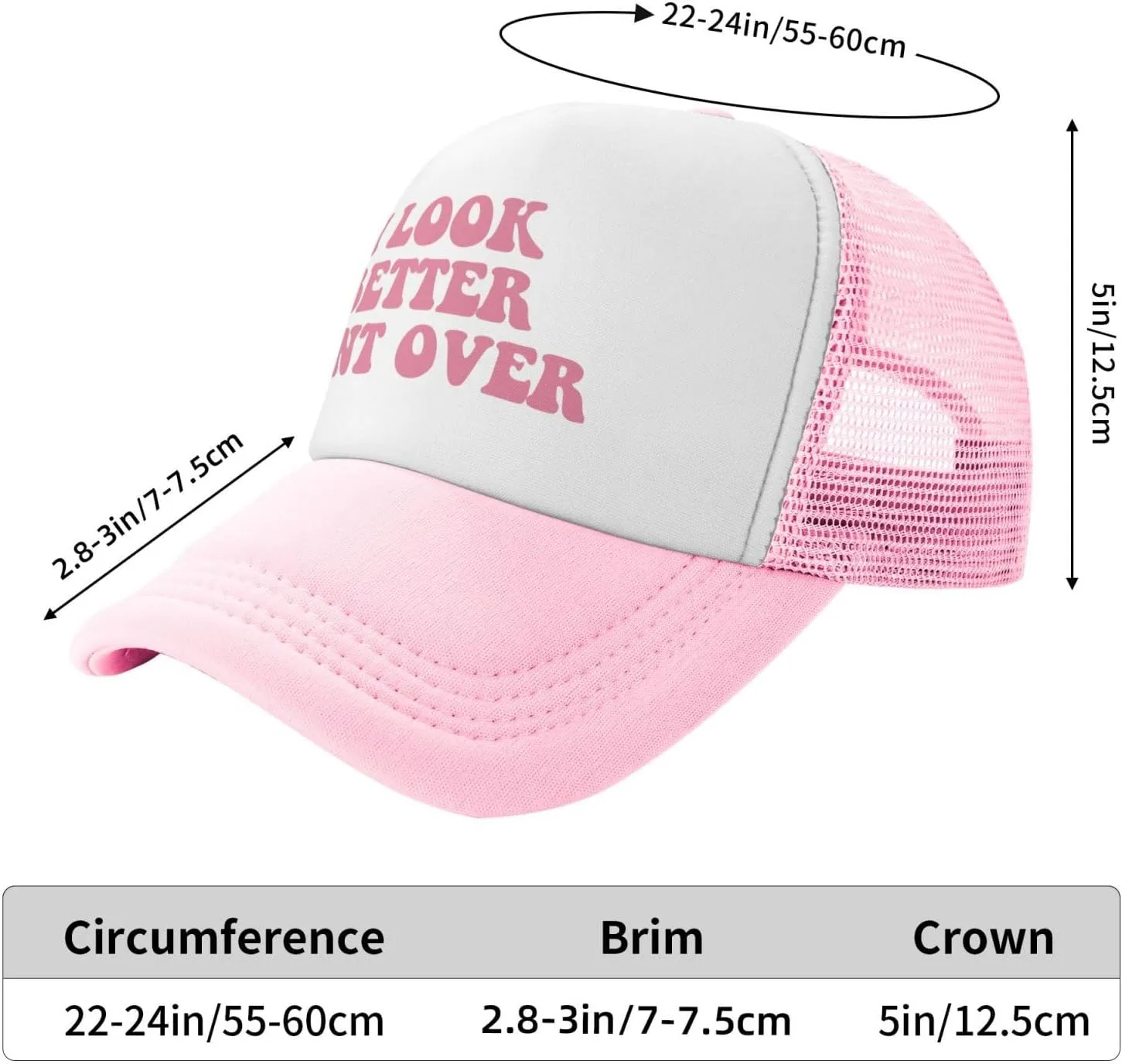 Buxtom Probably Gonna Clog Your Toilet Later Funny Adjustable Mesh Trucker Hat Unisex Fishing Caps Men WomenBlack
