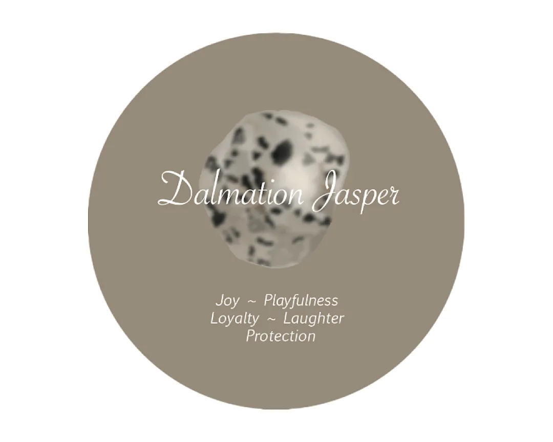 Dalmatian Jasper Round Crystal Element