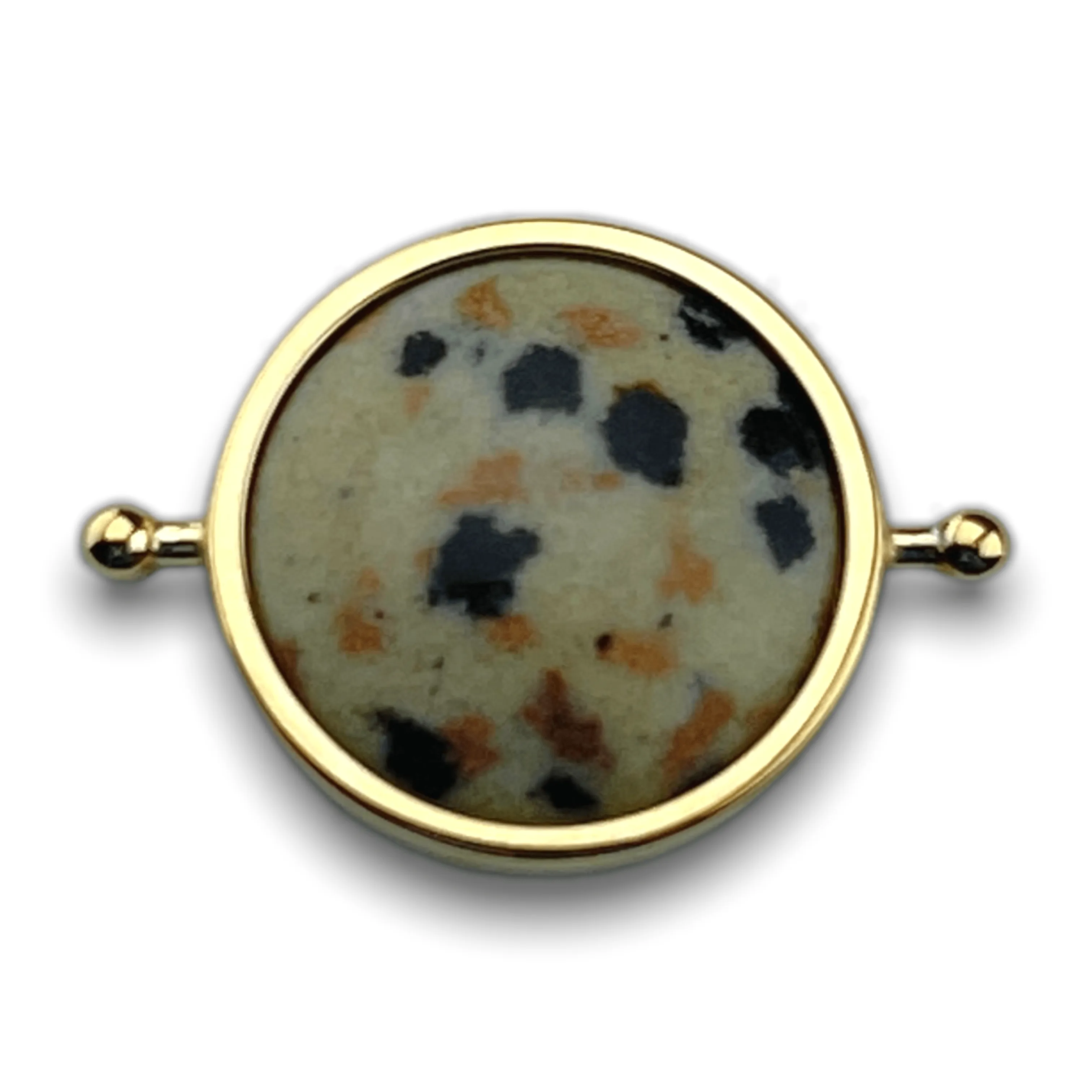 Dalmatian Jasper Round Crystal Element