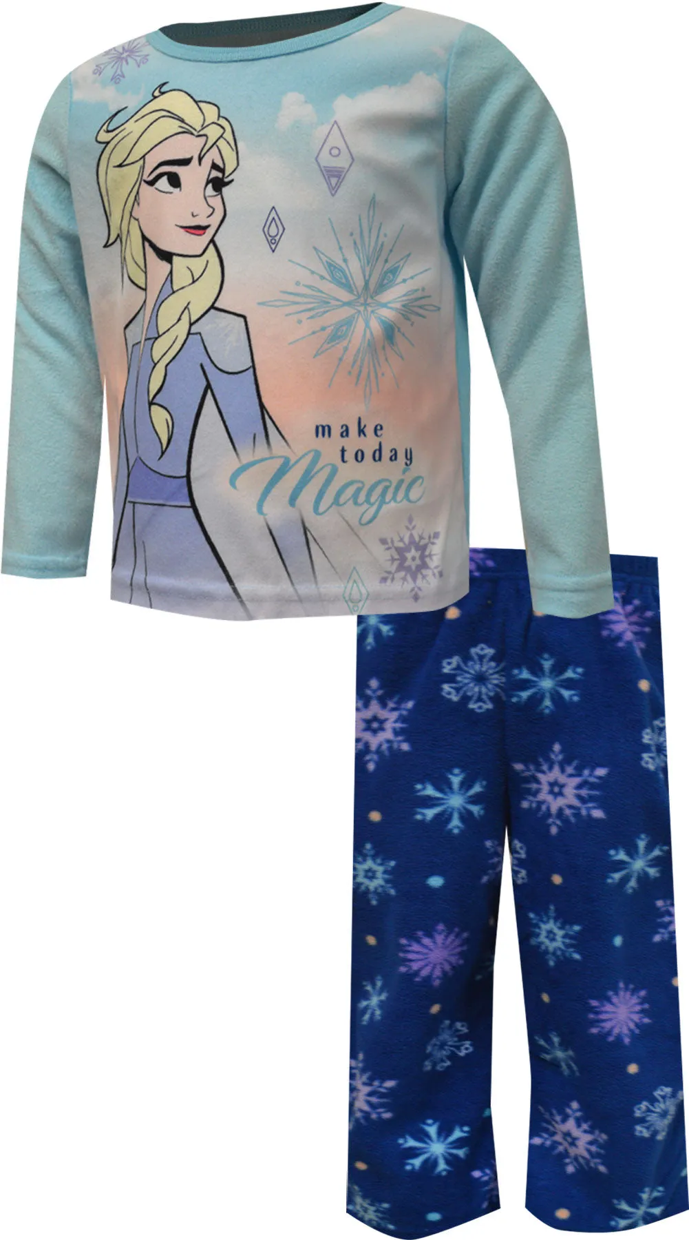 Disney Frozen Princess Elsa Make Today Magic Fleece Toddler Pajama