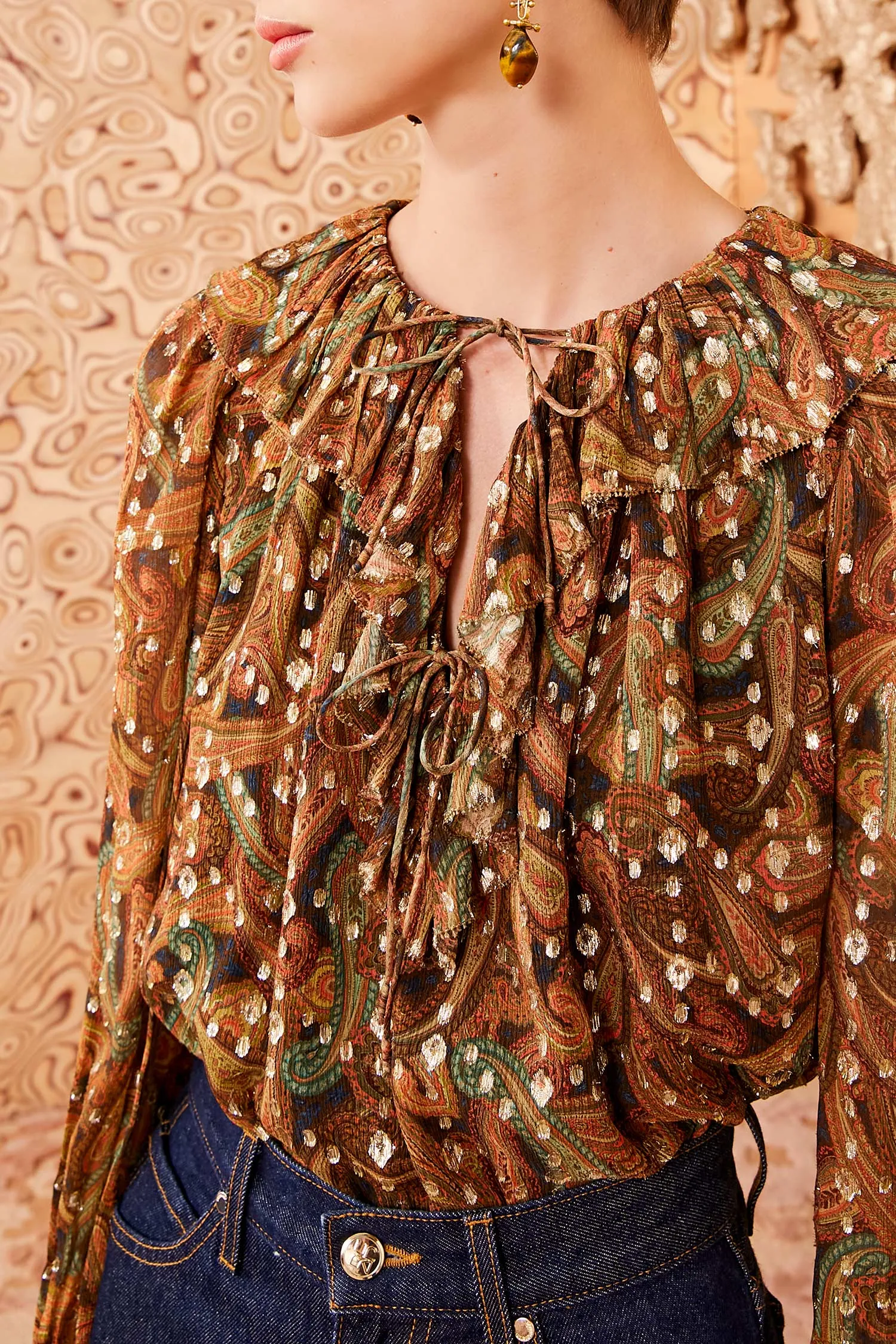 Emilie Blouse - Tiger's Eye