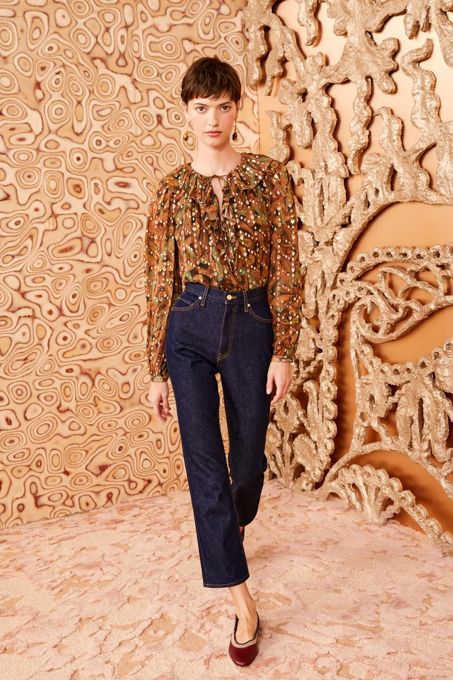 Emilie Blouse - Tiger's Eye