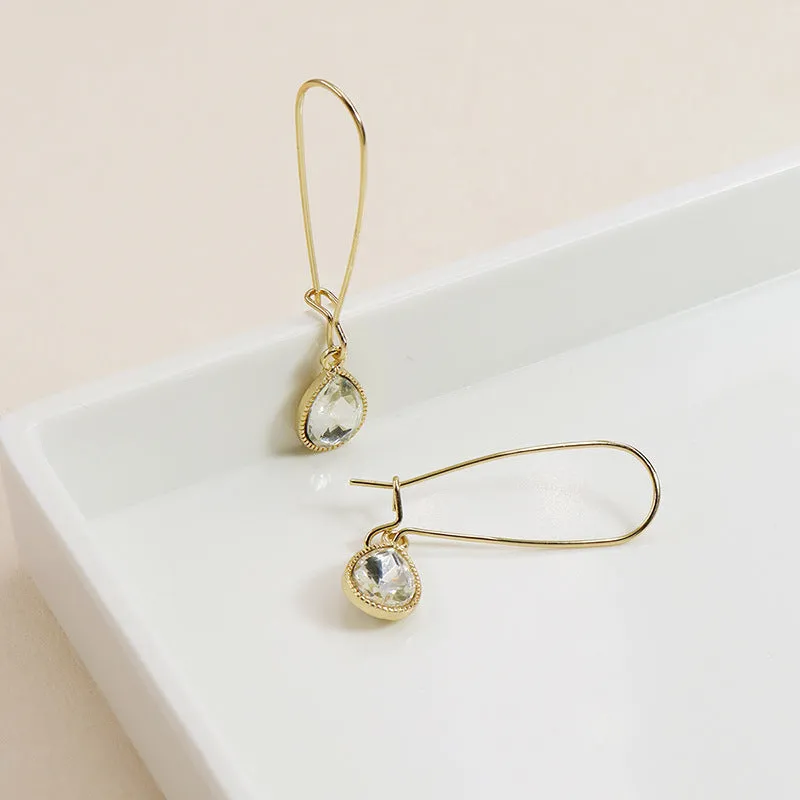 Fashionable Geometric Drop Earrings - Vienna Verve Collection