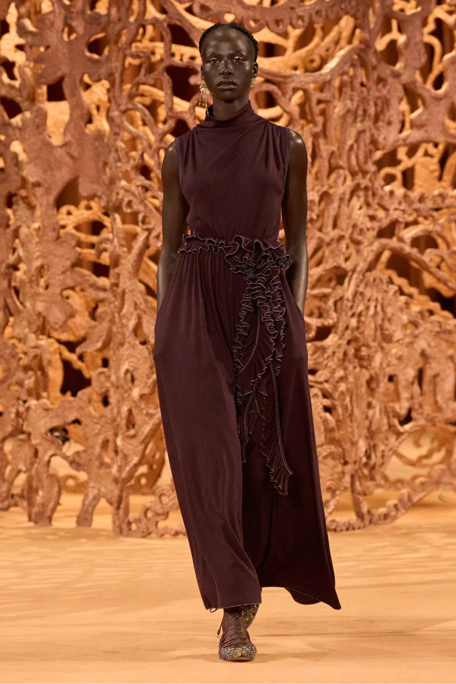 Gemma Dress - Mahogany