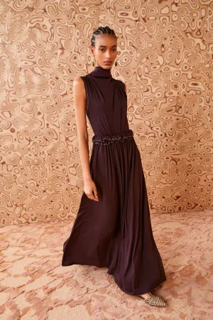 Gemma Dress - Mahogany