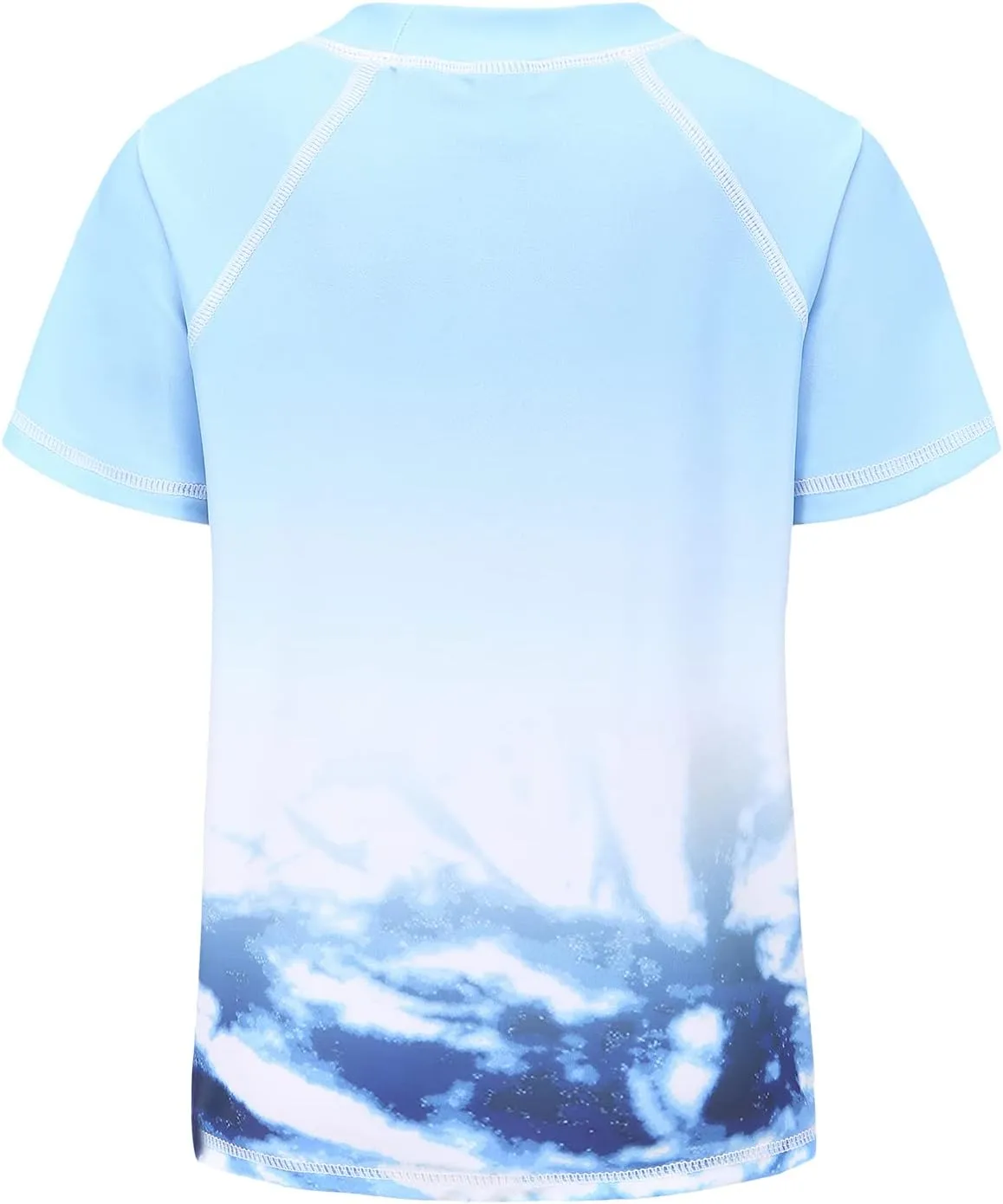 Girls Short Sleeve Rash Guard Swim Shirt for Girls Hawaiian Swimsuits UPF 50  Sun Protection Swim Top Bathing Suit 3-16 Years