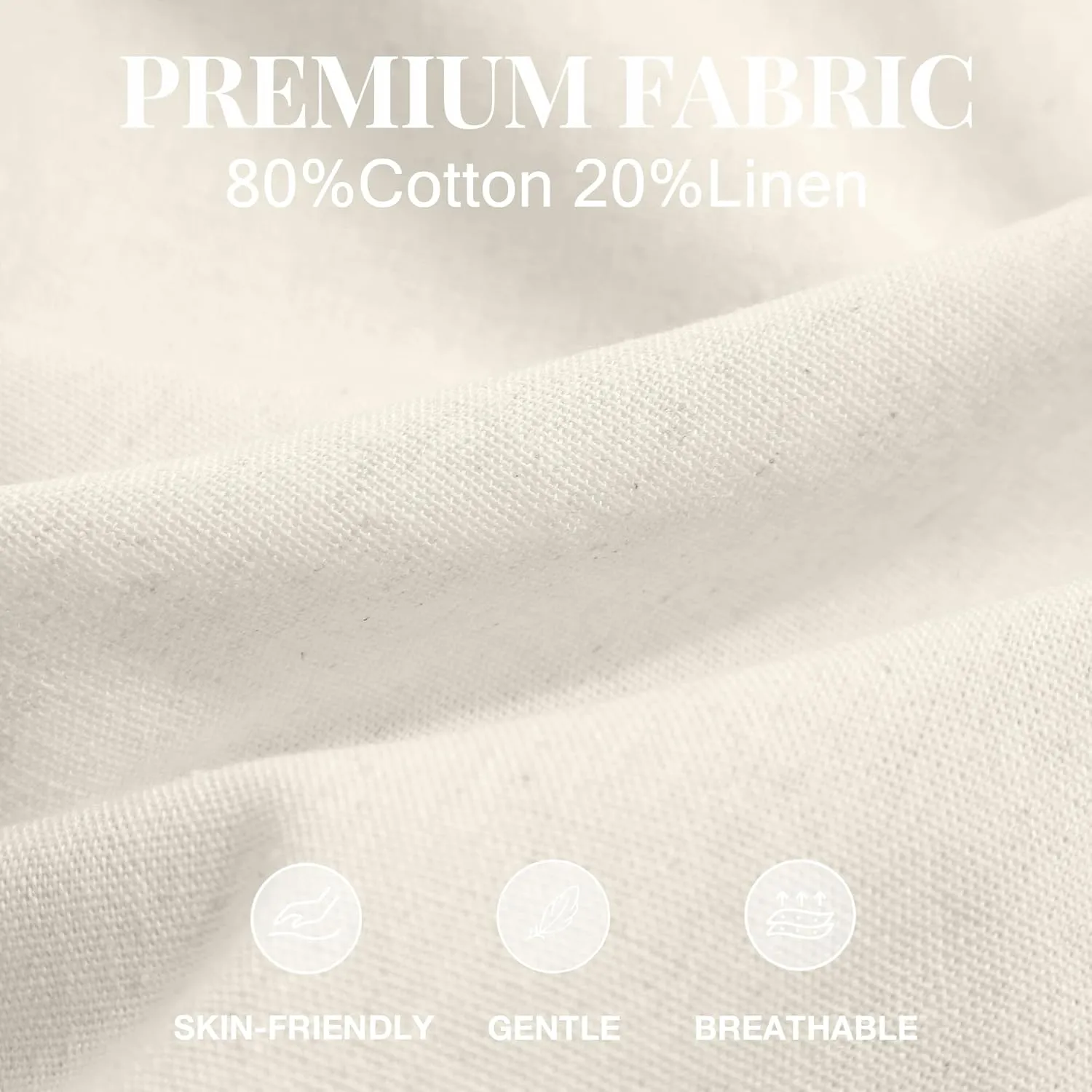 HOTake Men's Linen Dress Pants Casual Flat Front Linen Trousers Summer Beach Pants