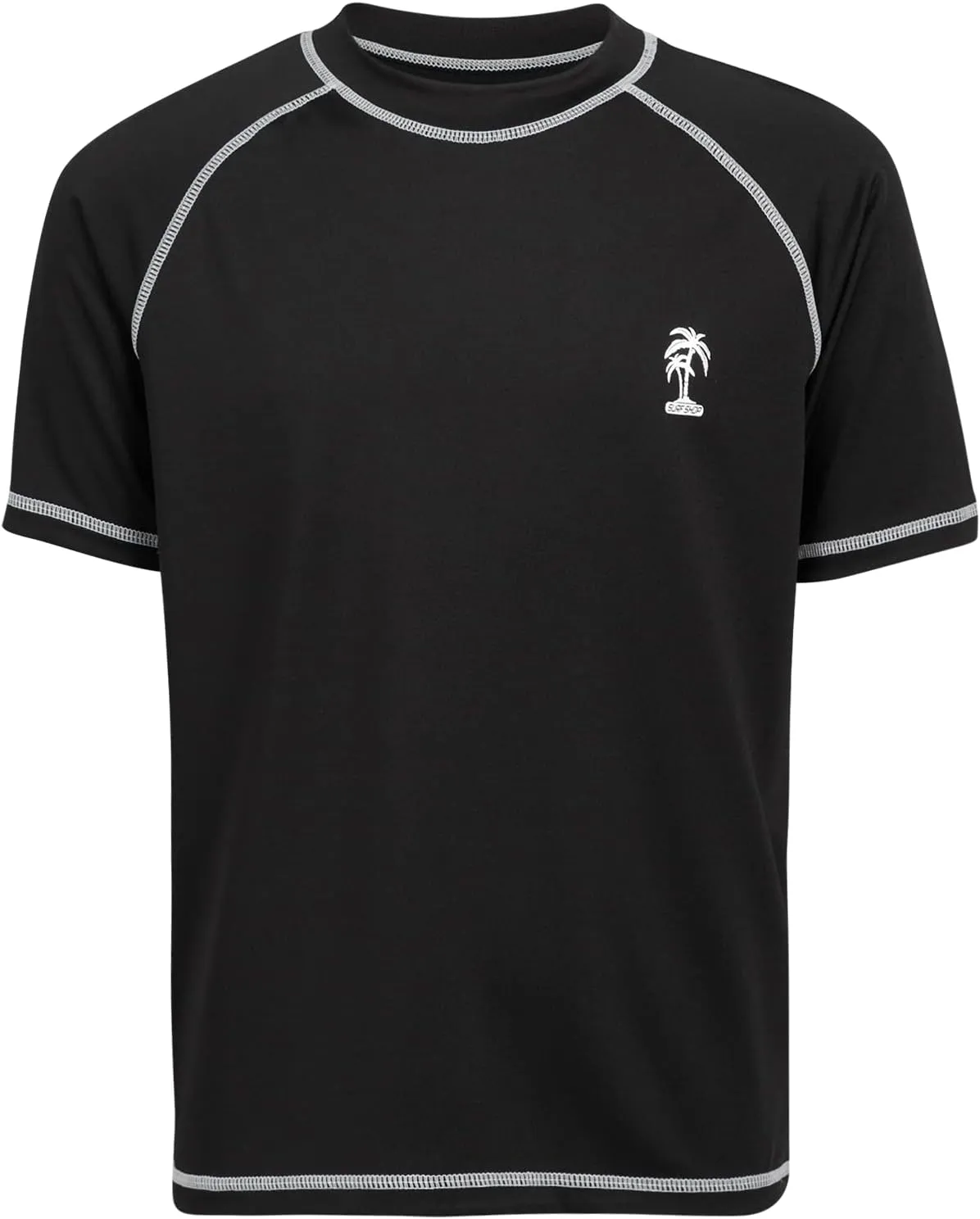 iXtreme Boys Rash Guard - UPF50  Short Sleeve Swim Shirts for Boys - Quick Dry Swimwear for Infant Toddler & Big Boy (12M-18)