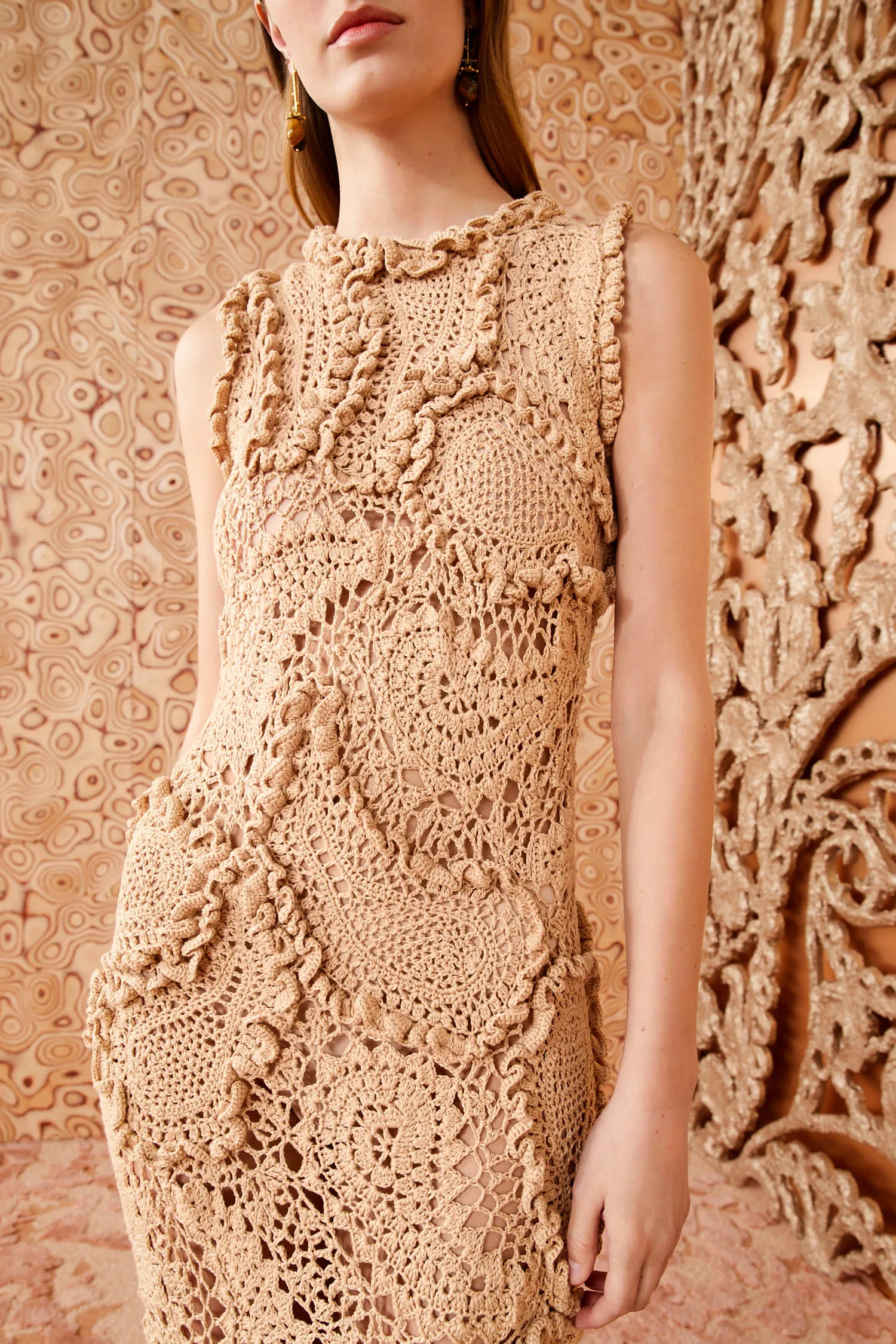 Kamaria Dress - Ecru