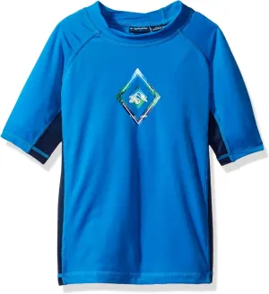 Kanu Surf Boys' Voyage UPF 50  Sun Protective Rashguard Swim Shirt