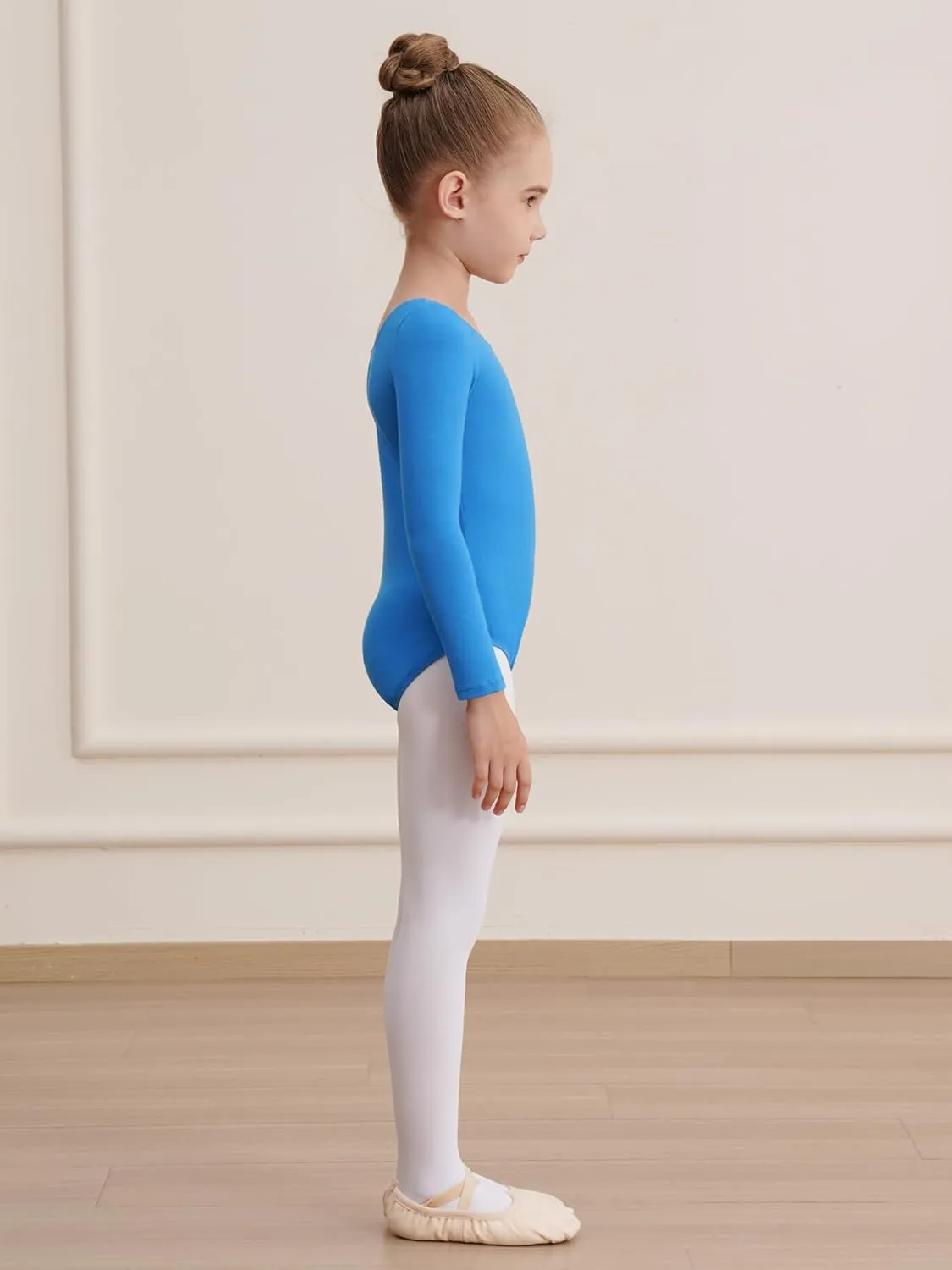 Leotards for Girls Long Sleeve Bodysuit Toddler Black Leotard Ballet Unitard Gymnastics Kids Dance Shirt