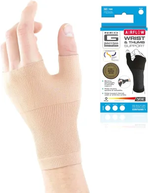 Neo-G Wrist and Thumb Support for Arthritis, Joint Pain, Tendonitis, Sprain - Wrist Brace Wrist Compression Hand Support - M - Beige