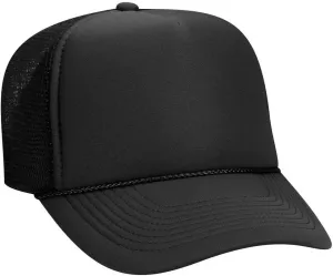 OTTO Polyester Foam Front 5 Panel Pro Style Mesh Back Trucker Hat