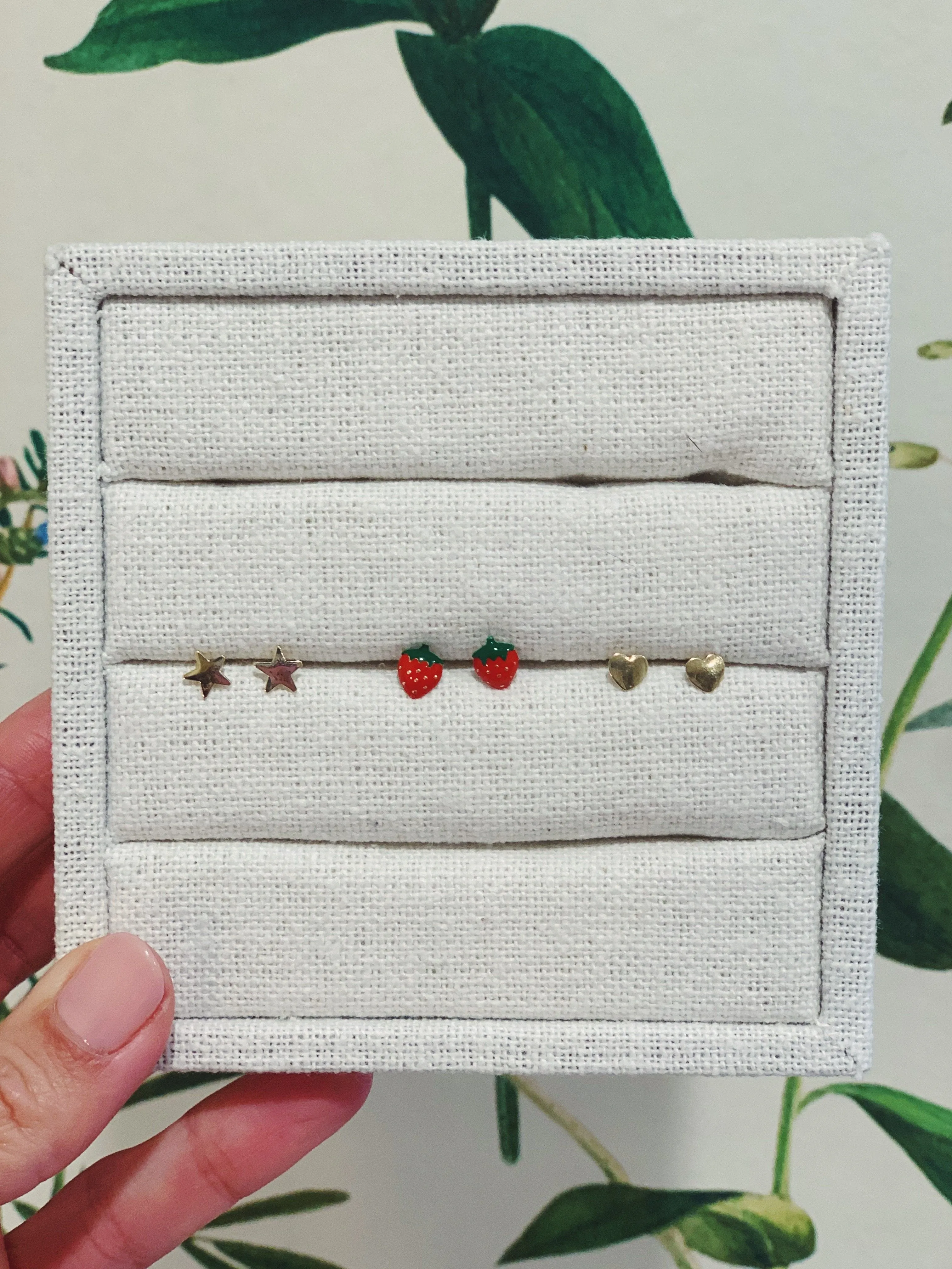 Petite Children's Strawberry Studs