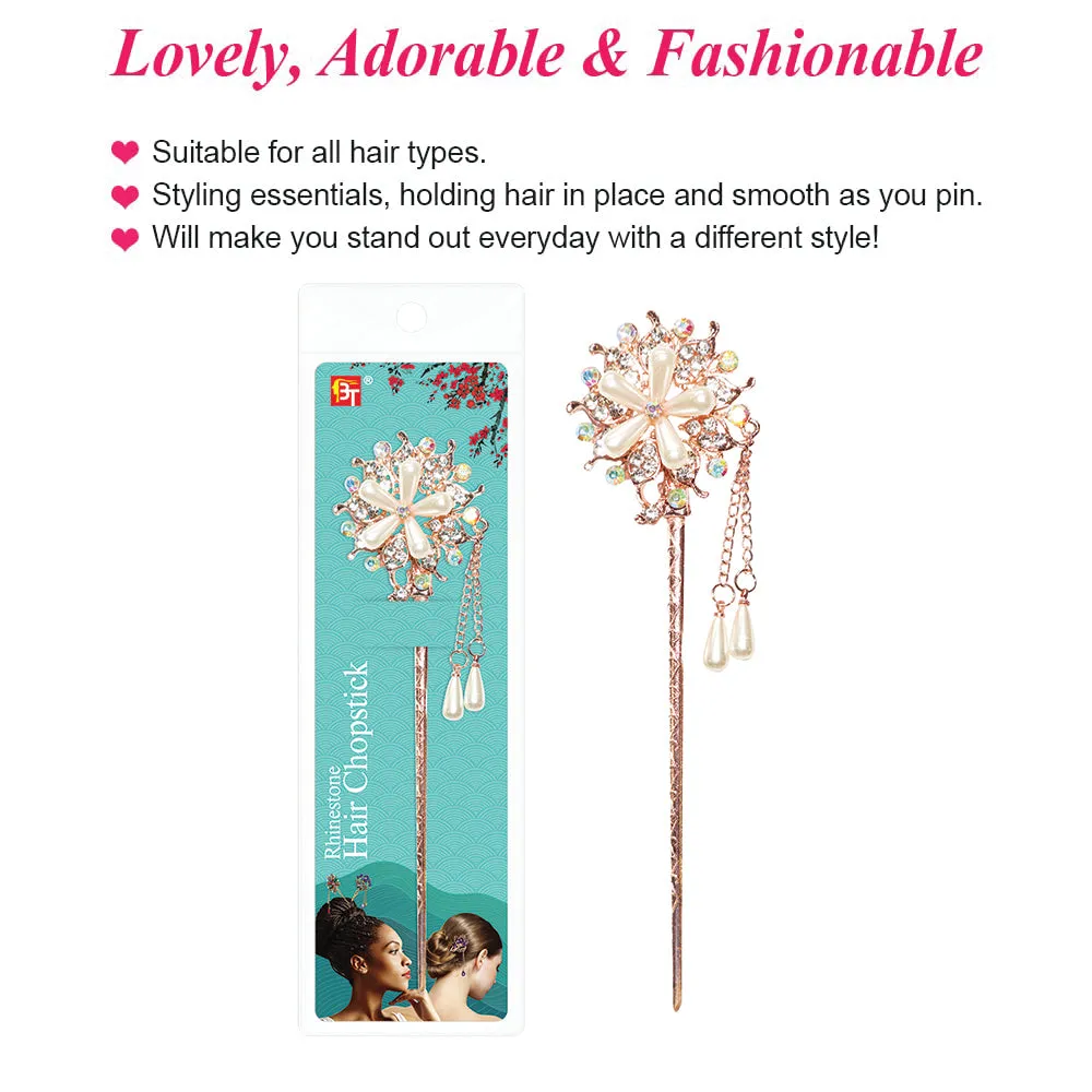 Rhinestone Hair Chopsticks (15 Styles)