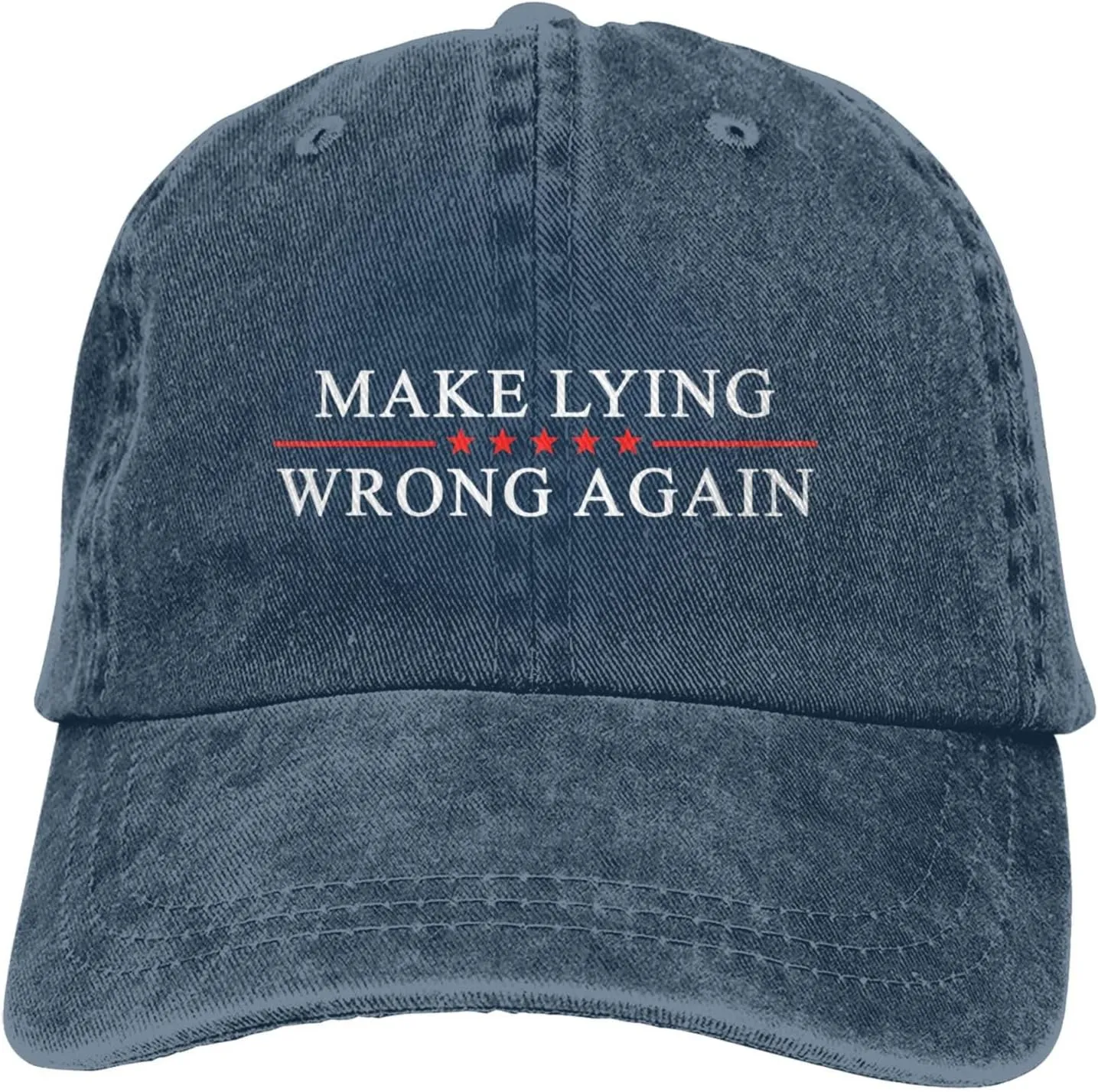 Sefgaen Make Lying Wrong Again Hat for Men Dad Hats Funny Hats