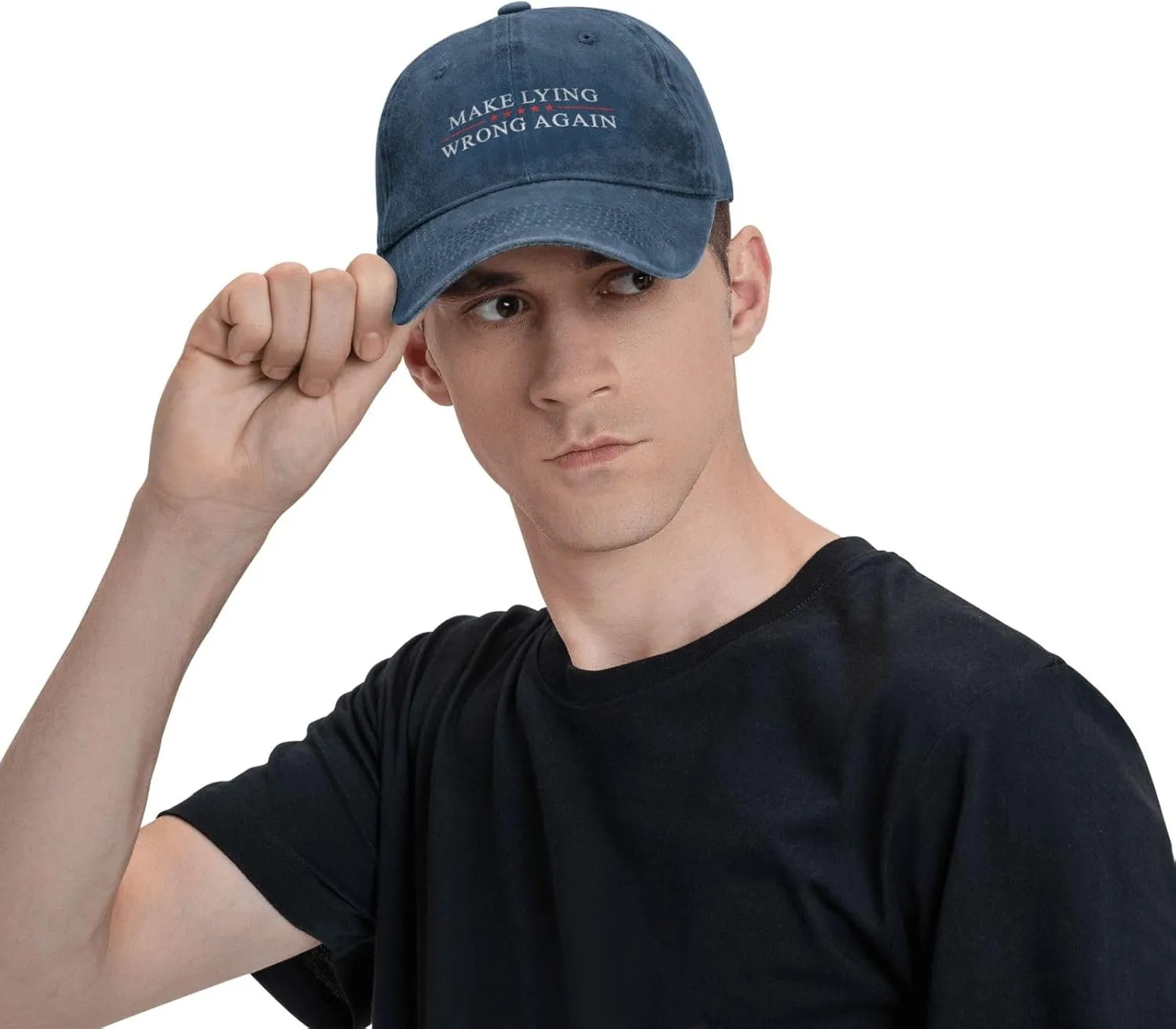 Sefgaen Make Lying Wrong Again Hat for Men Dad Hats Funny Hats