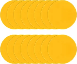 Spot Markers Rubber Floor Dots 9inch Non Slip Agility Dots Flat Cones for Kids Sports Soccer Basketball Training, Gym Training, Preschool Kindergarten Classroom
