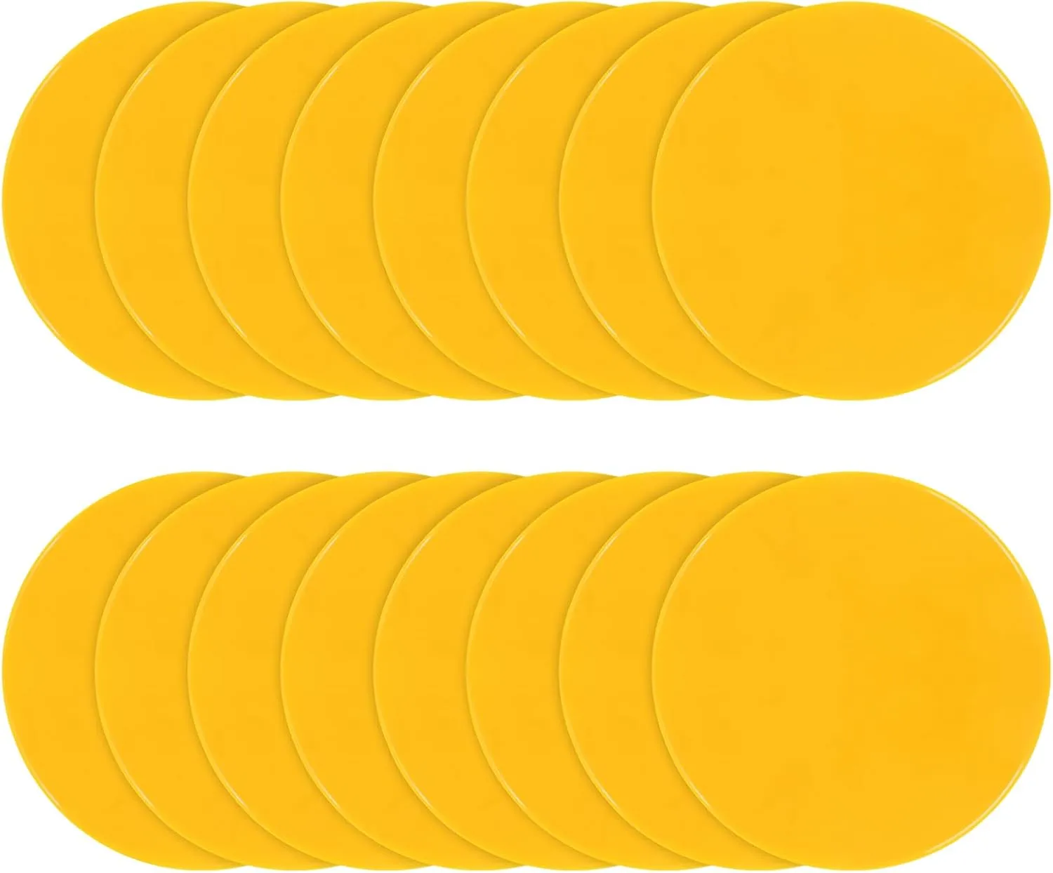 Spot Markers Rubber Floor Dots 9inch Non Slip Agility Dots Flat Cones for Kids Sports Soccer Basketball Training, Gym Training, Preschool Kindergarten Classroom