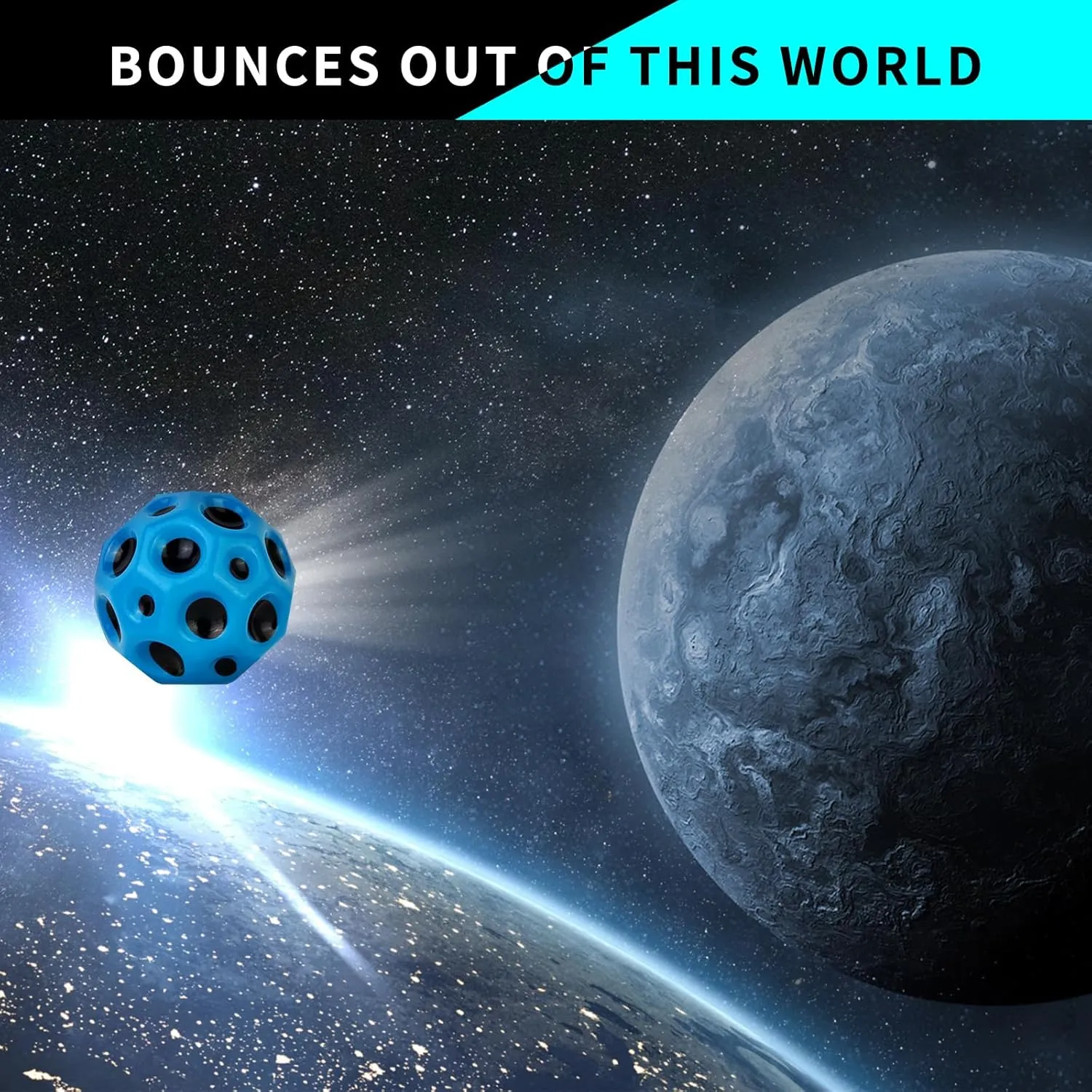 Super Bouncing Ball,Children's Super Hot, Easy to Grasp and Capture Suitable for Children of All Ages, Indoor and Outdoor Games
