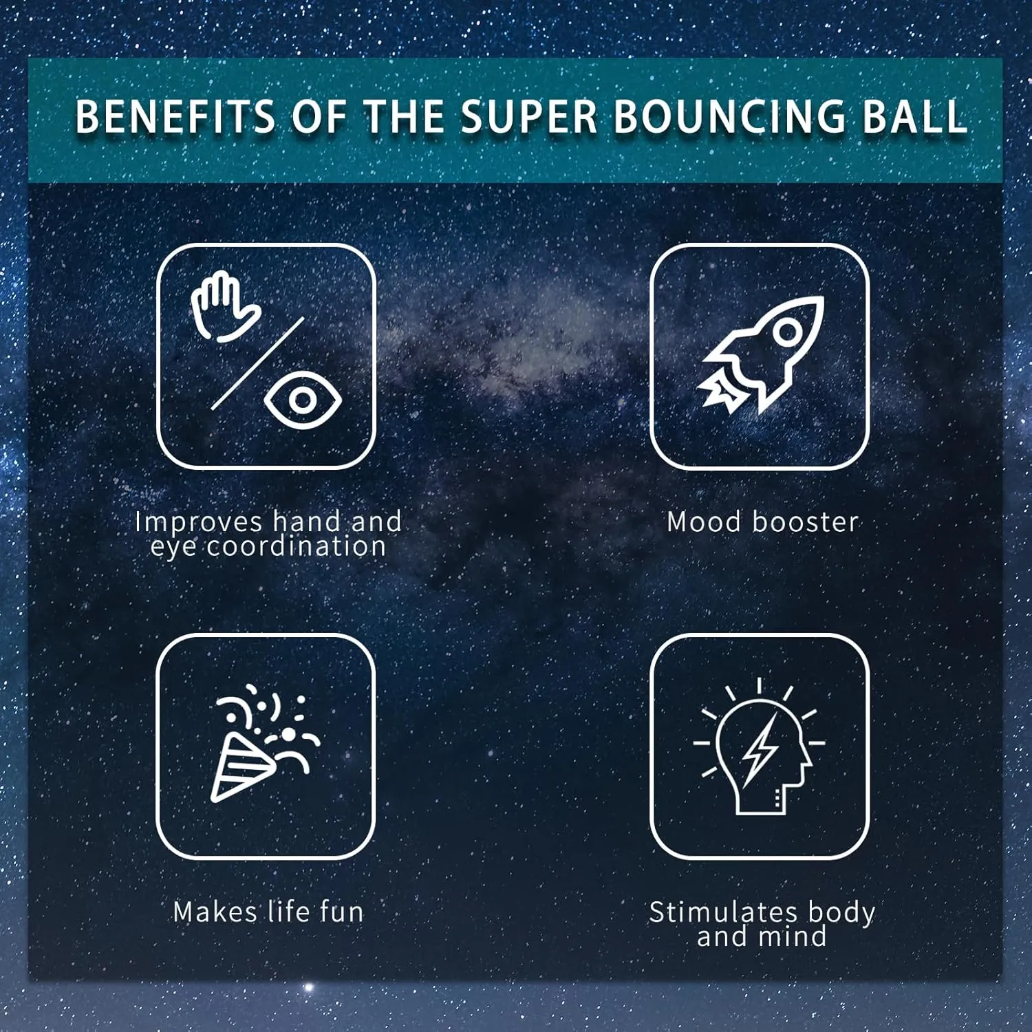 Super Bouncing Ball,Children's Super Hot, Easy to Grasp and Capture Suitable for Children of All Ages, Indoor and Outdoor Games