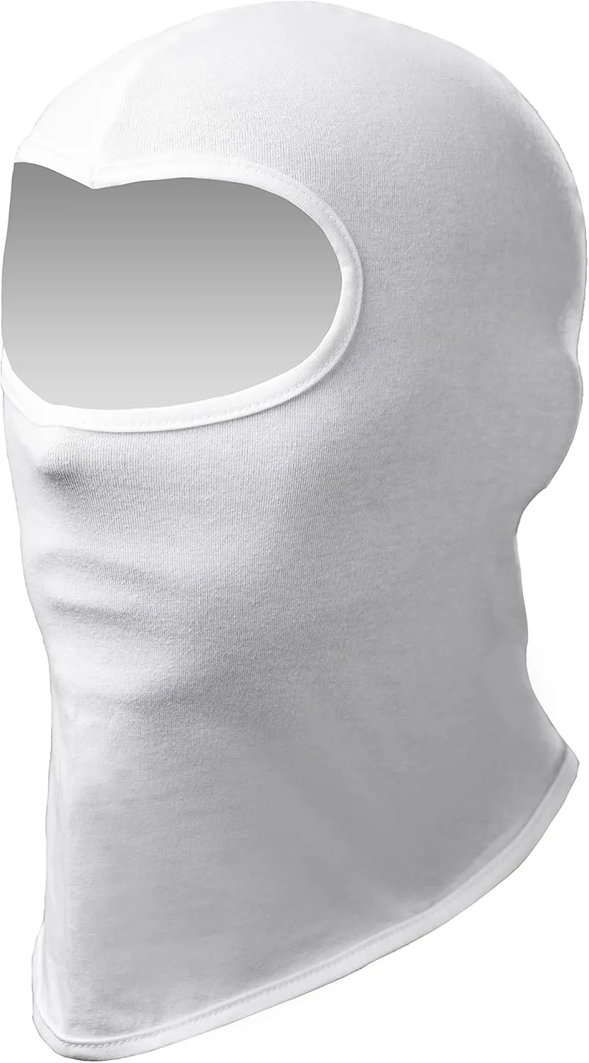 TRACK ARMOUR] Racing Head Sock Balaclava for Auto and Motorcycle Racing White Color TAHS-WT