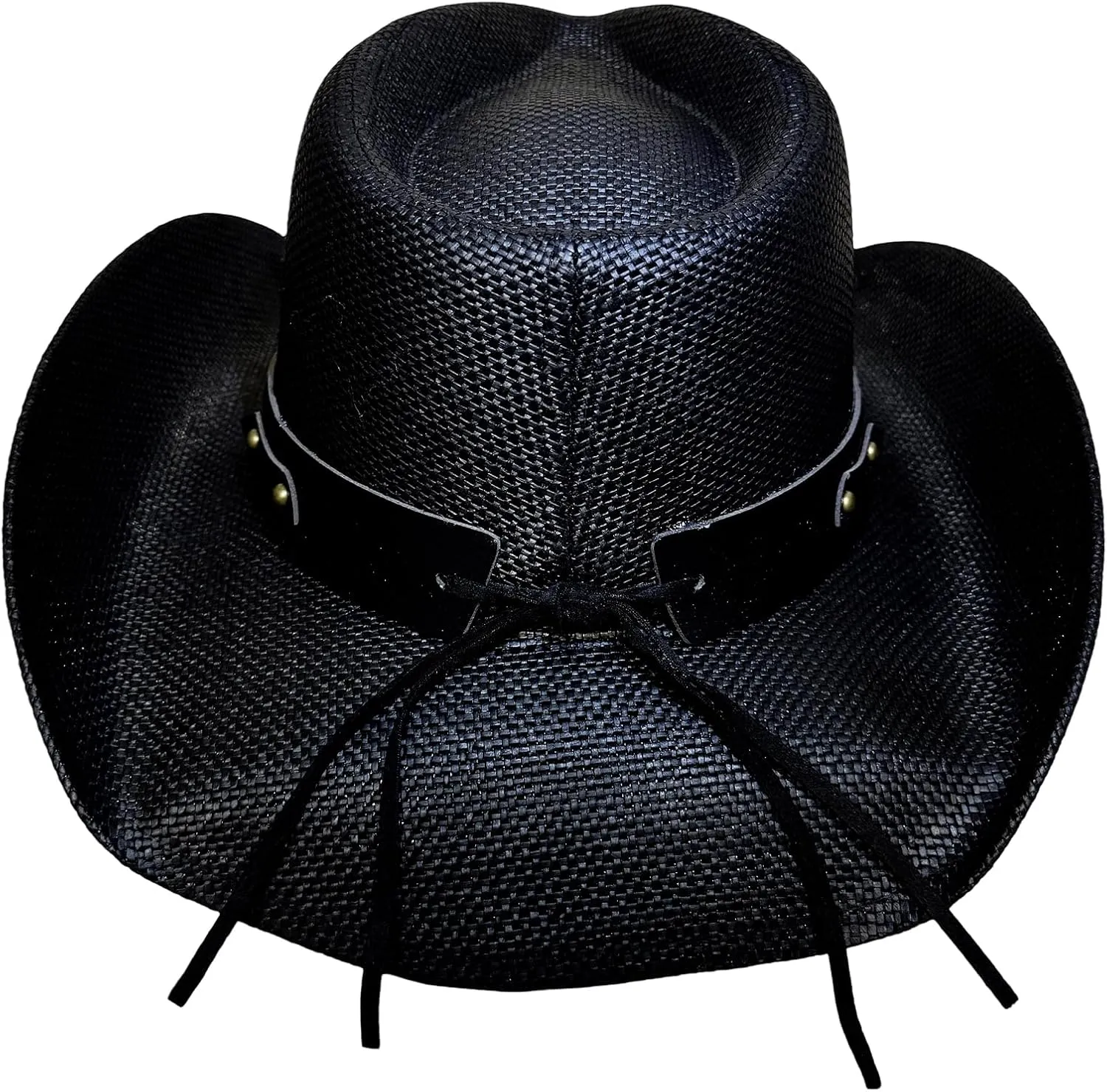 Western Cowboy Hat Features Wide Brim for Sun Protection Belt Buckle, Stylish Perfect for Outdoor Adventures & Casual Wear