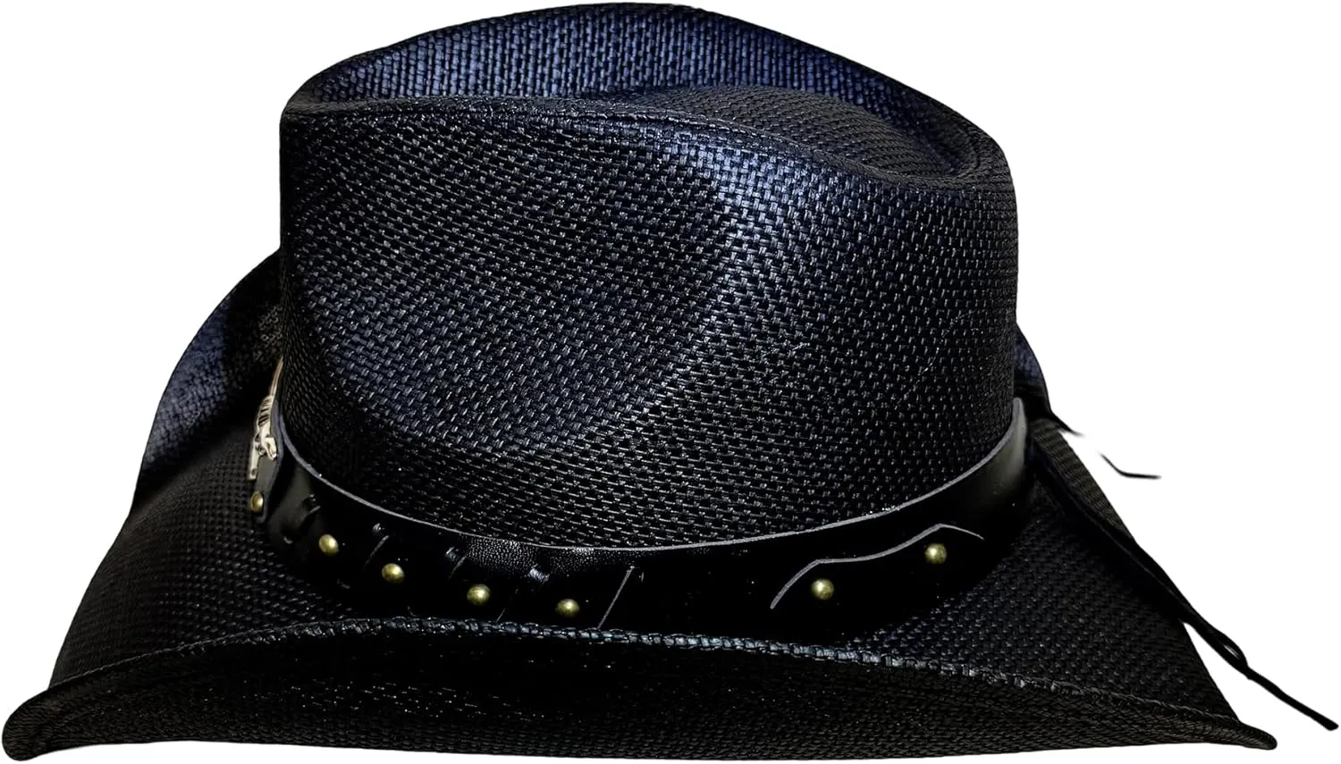 Western Cowboy Hat Features Wide Brim for Sun Protection Belt Buckle, Stylish Perfect for Outdoor Adventures & Casual Wear
