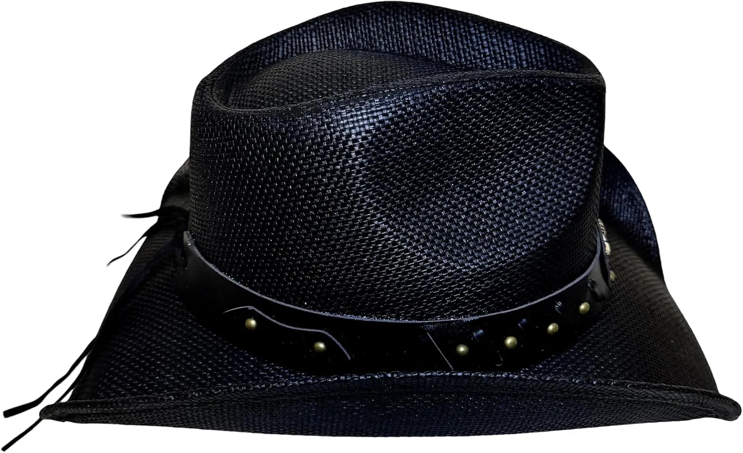Western Cowboy Hat Features Wide Brim for Sun Protection Belt Buckle, Stylish Perfect for Outdoor Adventures & Casual Wear