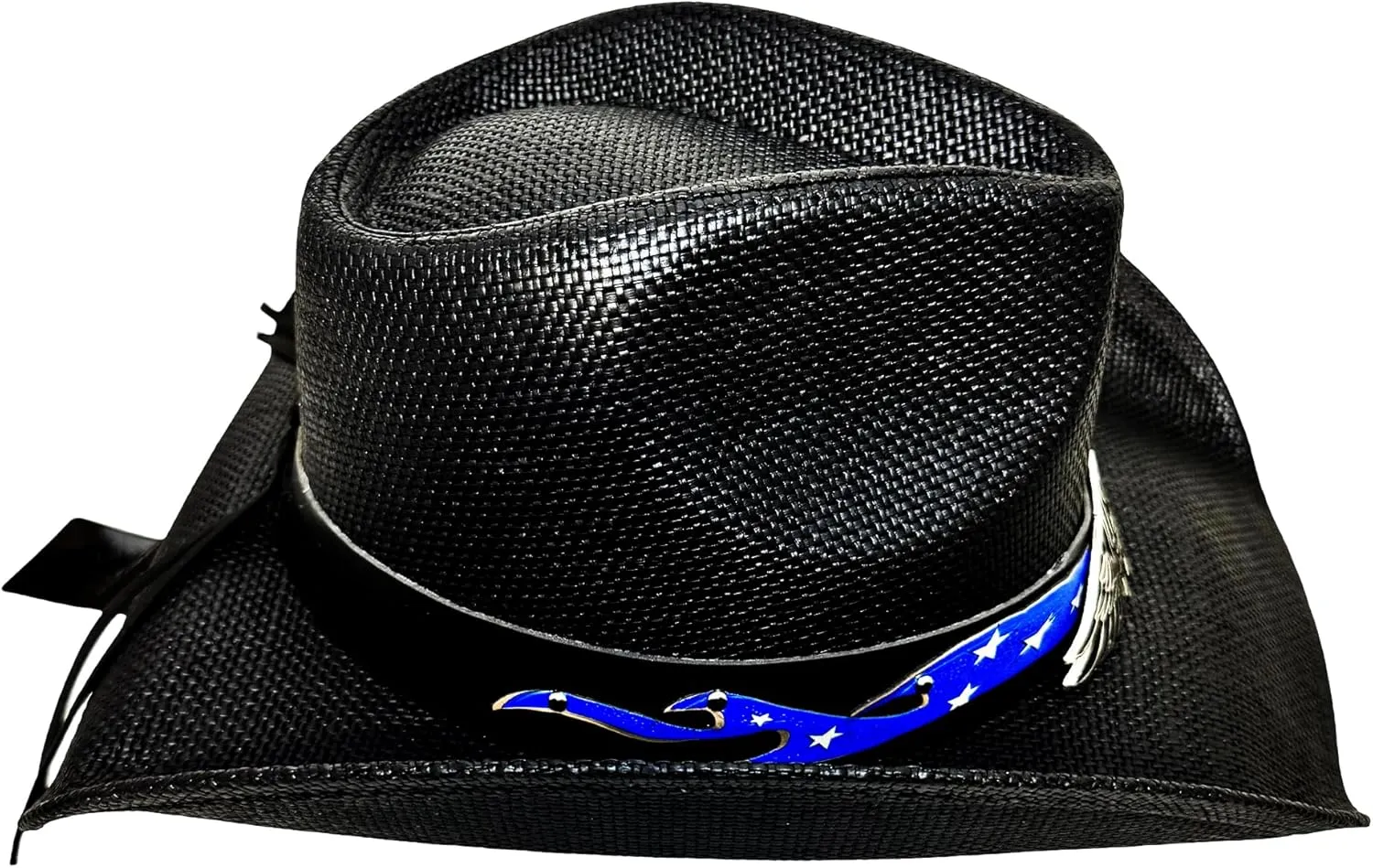 Western Cowboy Hat Features Wide Brim for Sun Protection Belt Buckle, Stylish Perfect for Outdoor Adventures & Casual Wear